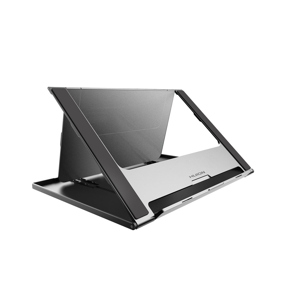 Best HUION ST200 Adjustable Laptop Stand for Desk, Aluminum Computer Foldable