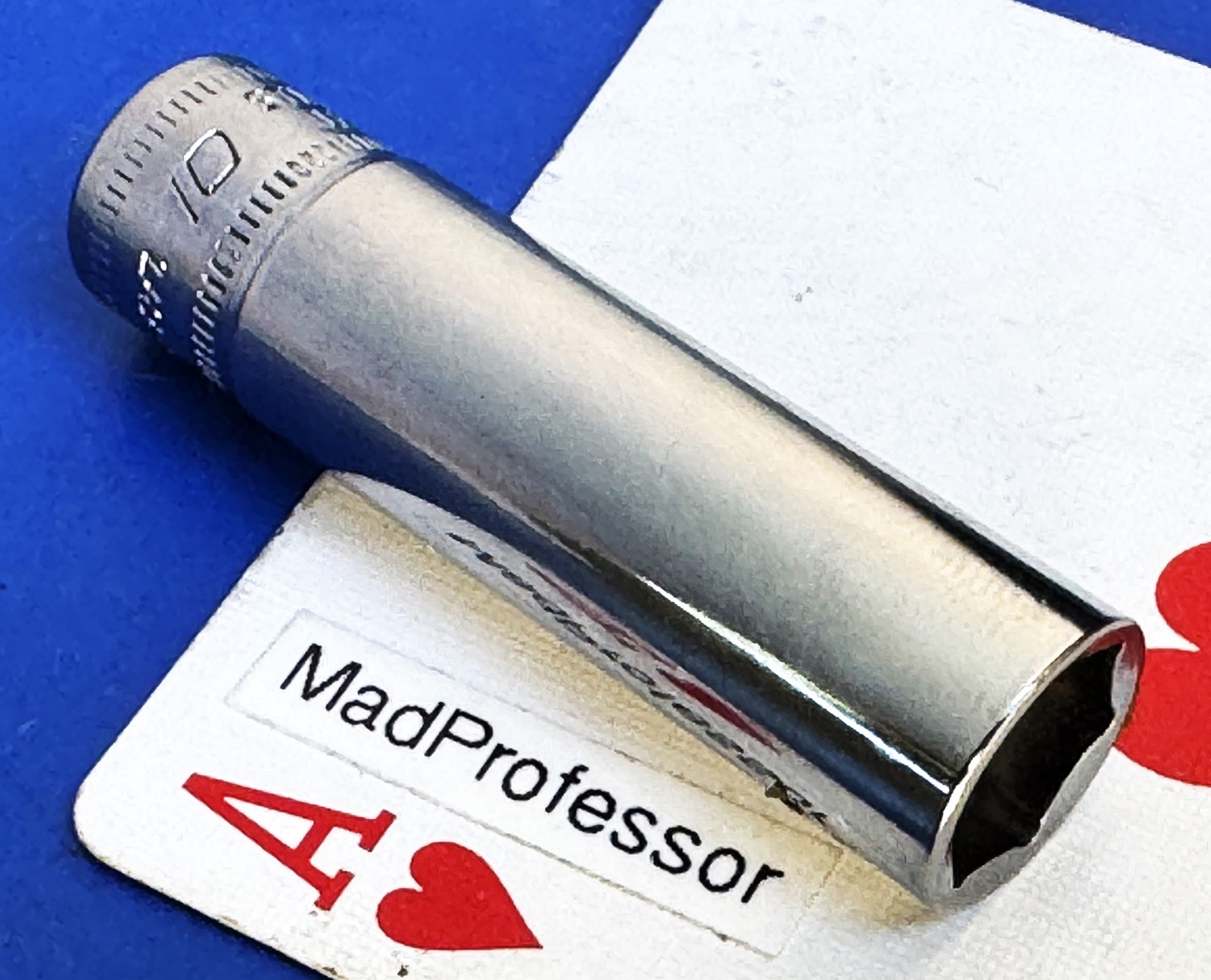 Snap-on USA 1/4" drive 10mm Deep Metric 6-point Chrome Socket wrench STMM10 NEW