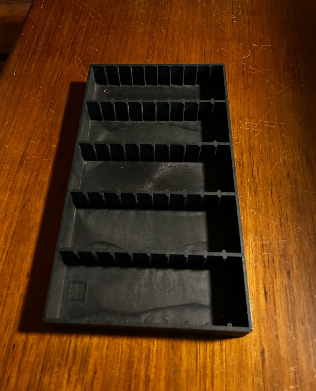 STORAGE RACK Bryco MDV-50 Mini DV 50 Tape Holder For Wall / Desk Editing Black