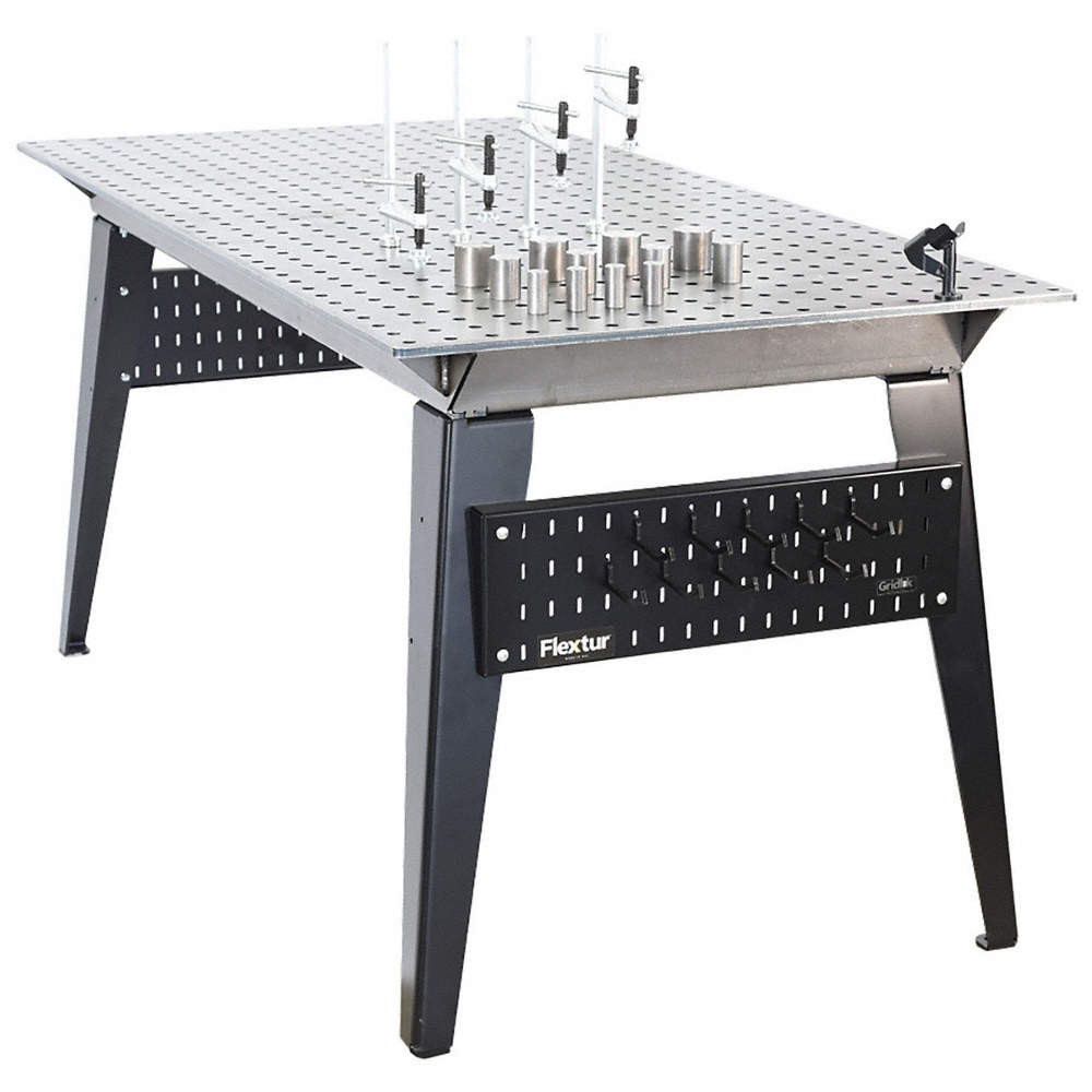 FLEXTUR 71500004 Welding Table,36" D,35" H,72" W,Metal 797WF6