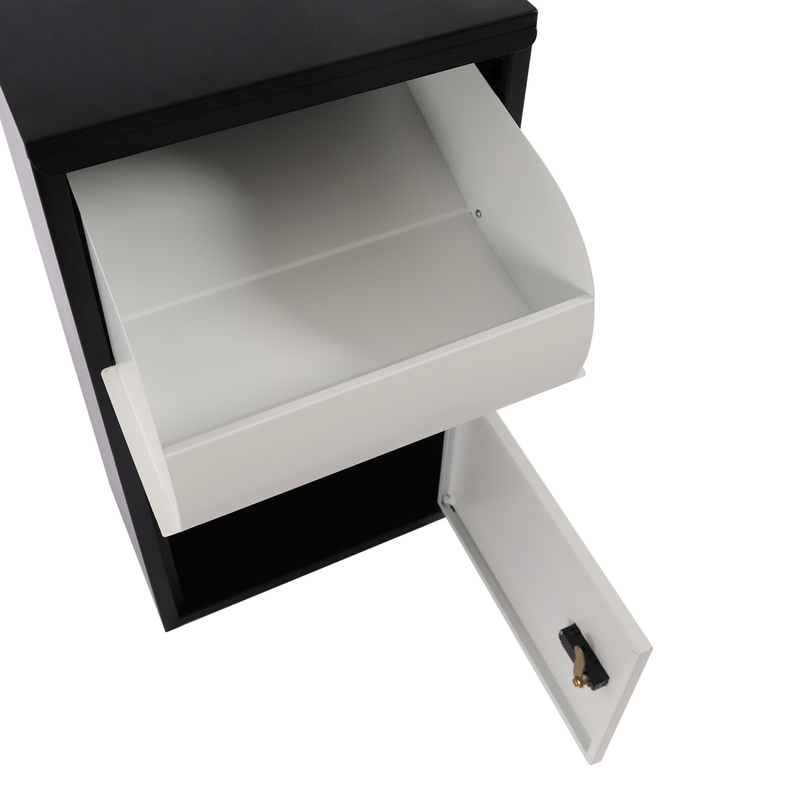 Parcel Drop Box Package Mailbox Porch Express with Lockable Storage+2 * Keys