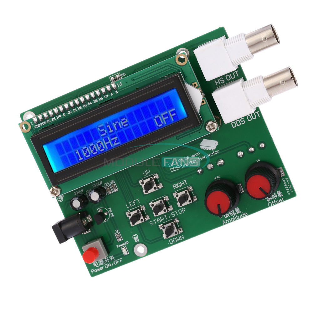 DDS Function Signal Generator Module Kit Sine Square Sawtooth Triangle Wave