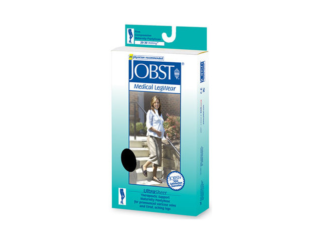 JOBST 121535 ULTRASHEER MATERNITY PANTYHOSE 20-30 mmHg FIRM SUPPORT- NATURAL- SM
