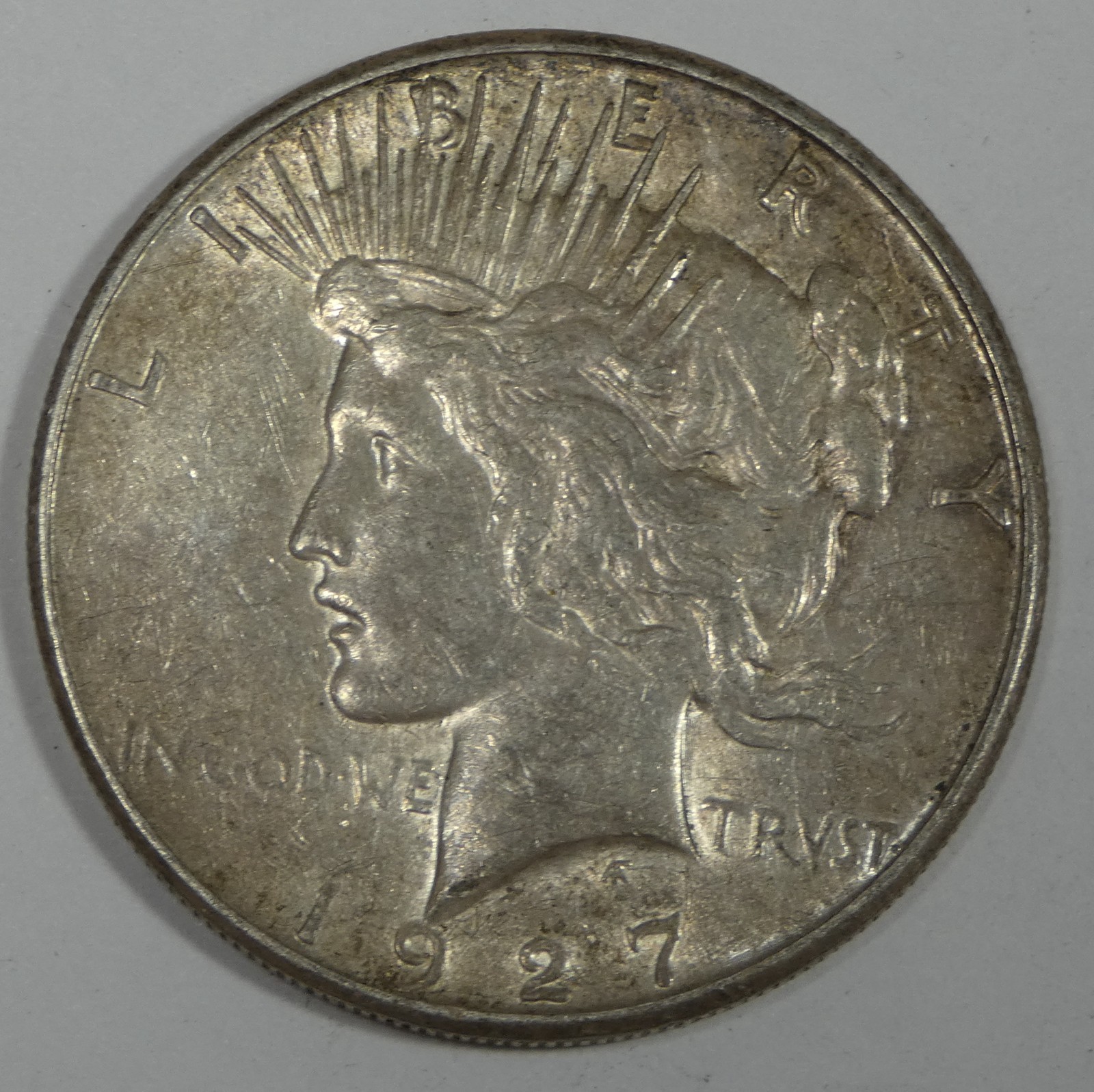 1927-S Peace Dollar EXTRA FINE Silver Dollar