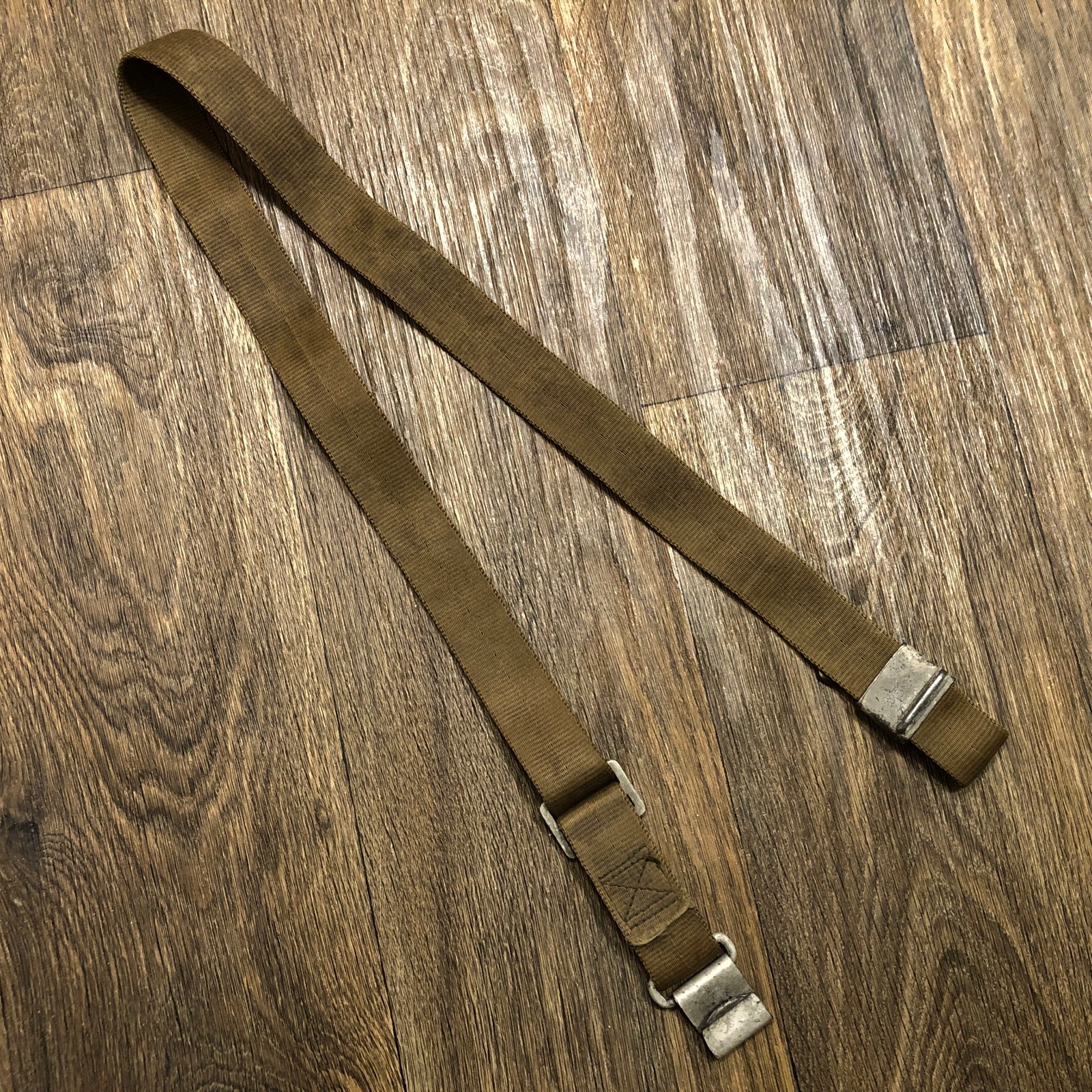 Late Vietnam War Era 60s 70s US Army USGI M1 OD Green Nylon Seatbelt Rifle Sling