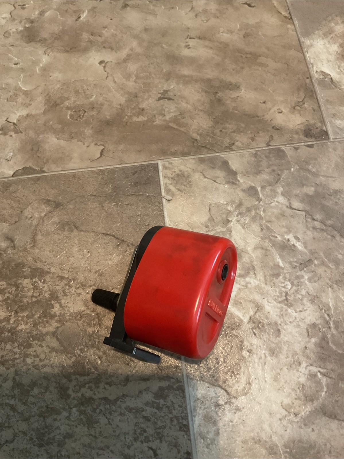 Vintage Bulldog Pencil Sharpener Wall Mountable Red Hunt Mfg Co