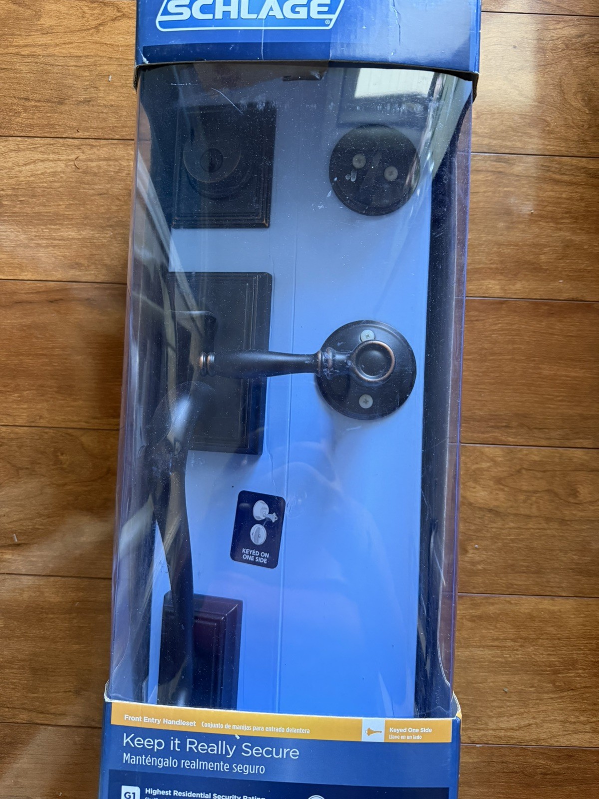 SCHLAGE Addison Aged Bronze Single Cylinder Deadbolt F60 ADD 716 BIR BRAND NEW
