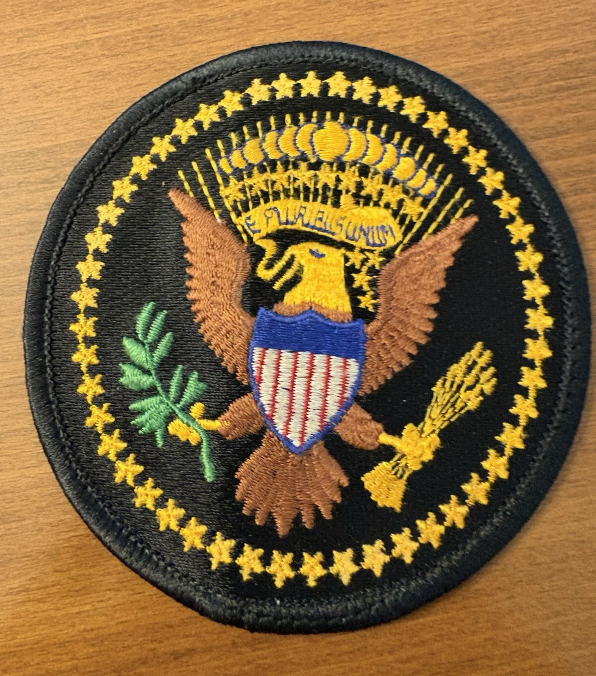 US SECRET SERVICE UNIFORMED DIVISION VINTAGE BLACK PATCH / OLD STYLE/OFF A SHIRT