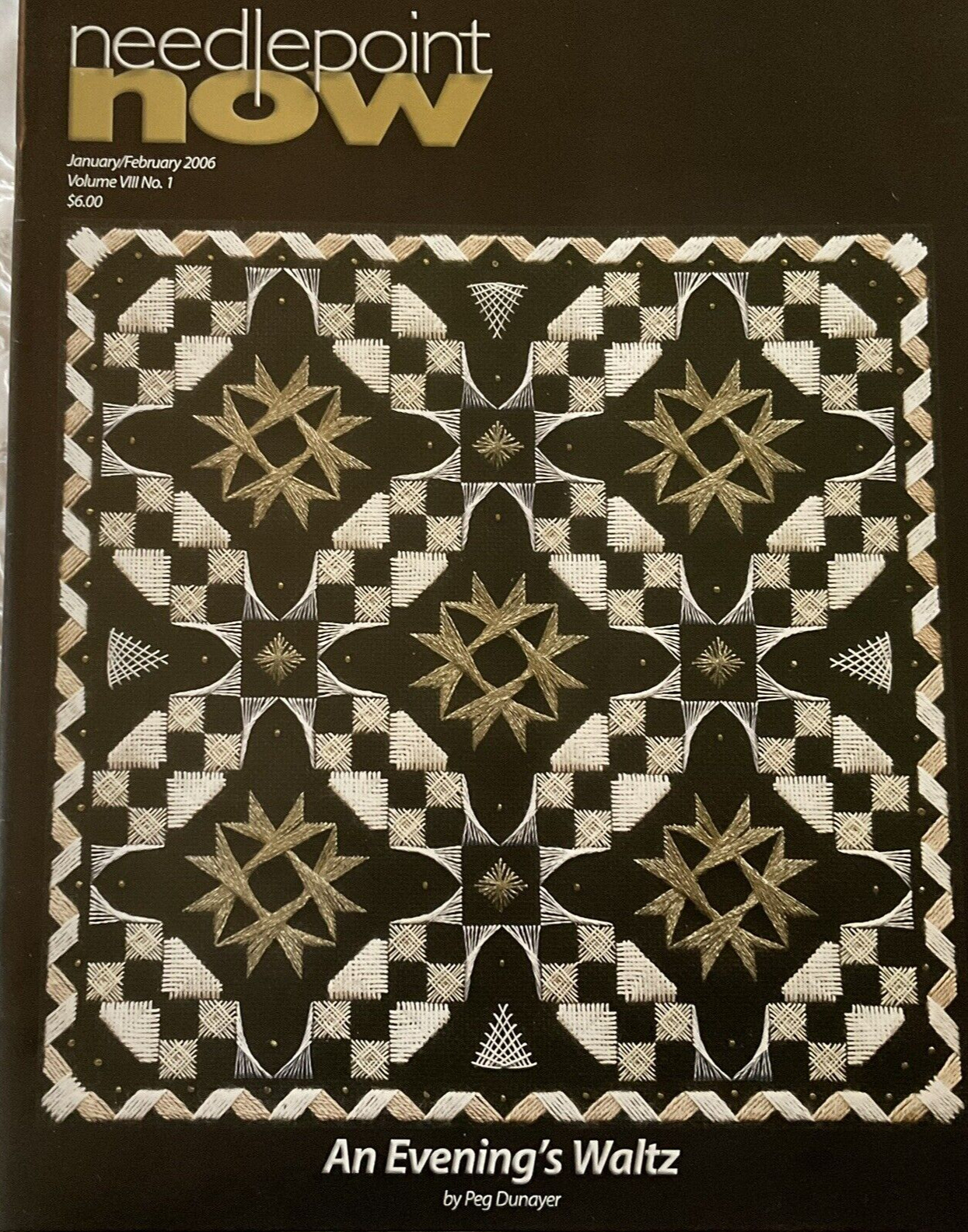 Needlepoint Now Magazine Back Issue Jan Feb 2006 Vol VIII Number 1 Great Charts