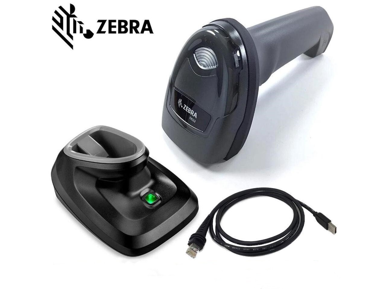 Zebra DS2278-SR Handheld Cordless 1D/2D Omnidirectional Barcode Scanner USB Kit