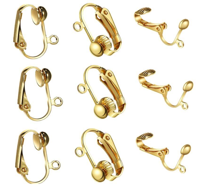 20 Pack Clip On Earring Converters Earring Backs Parts Components Findings