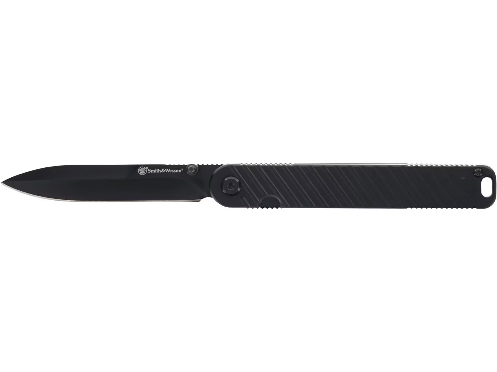 Smith & Wesson Executive 1227056 Pocket Knife 3.5" Spear Point 7Cr13 Black Blade