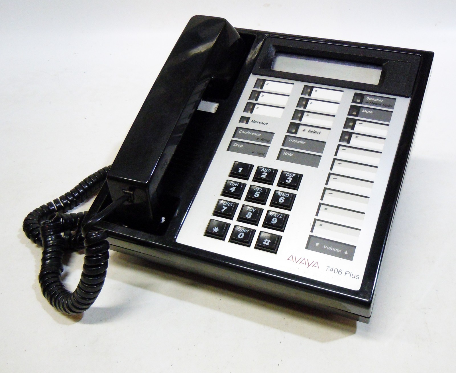 Avaya 7406 Plus BLACK 18 Button Telephone with Display 106202443 SHIP *SAME* DAY