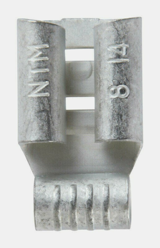 Jandorf Terminal FLAG DISCONNECT 5pk SILVER 16-14 Ga. 0.25" Uninsulated 60884