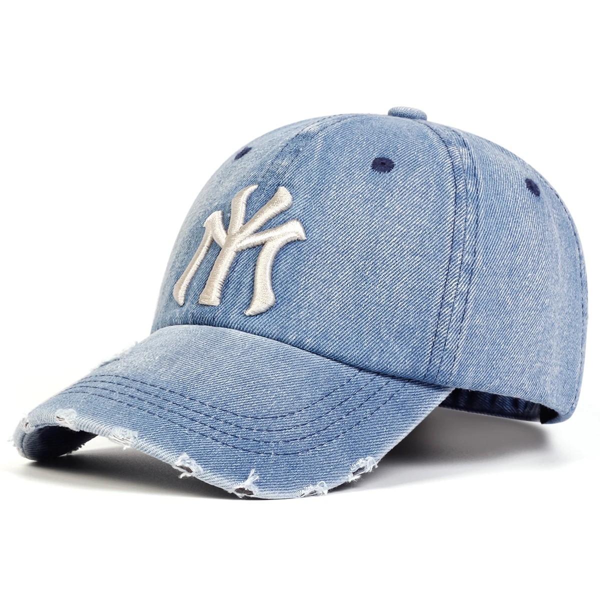 Denim Baseball Caps My NY New York Embroidery Logo Unisex Casual Jeans Hats