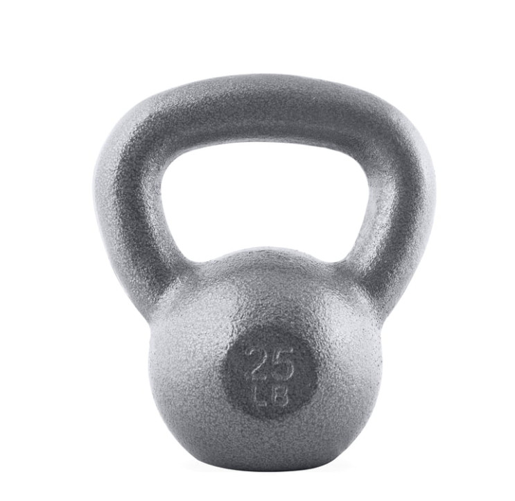 CAP Barbell Cast Iron Kettlebell, Single, 25-Pounds
