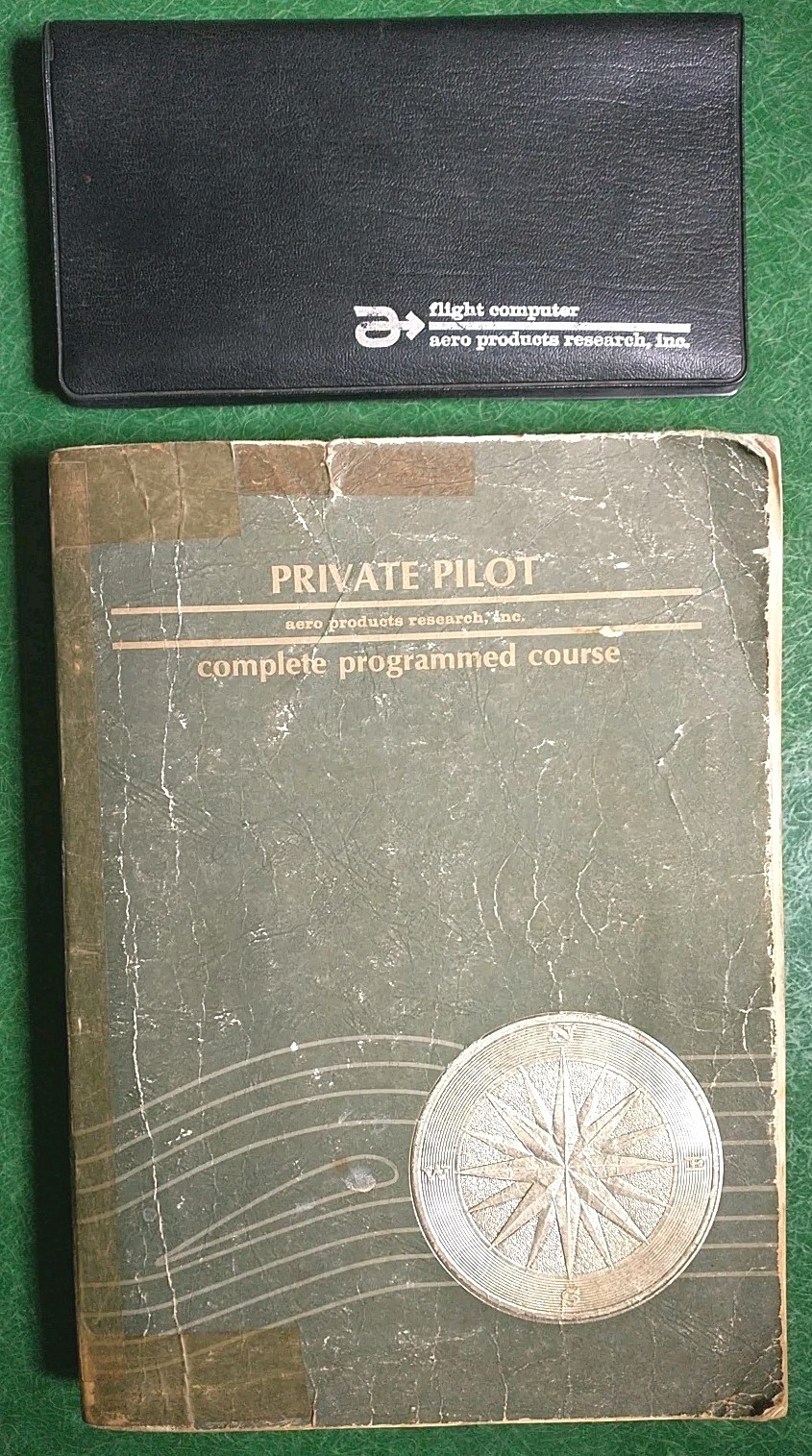 Aero Products Private Pilot Complete Programmed Course 1968 + Flight Computer