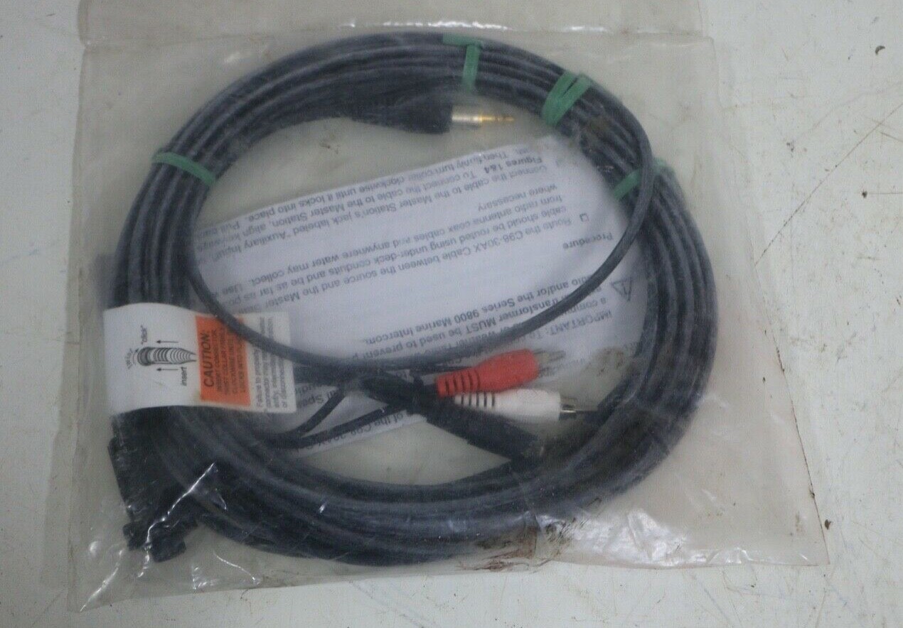 # 40892G-09 David Clark Model C98-30AX Auxiliary Cable Assembly