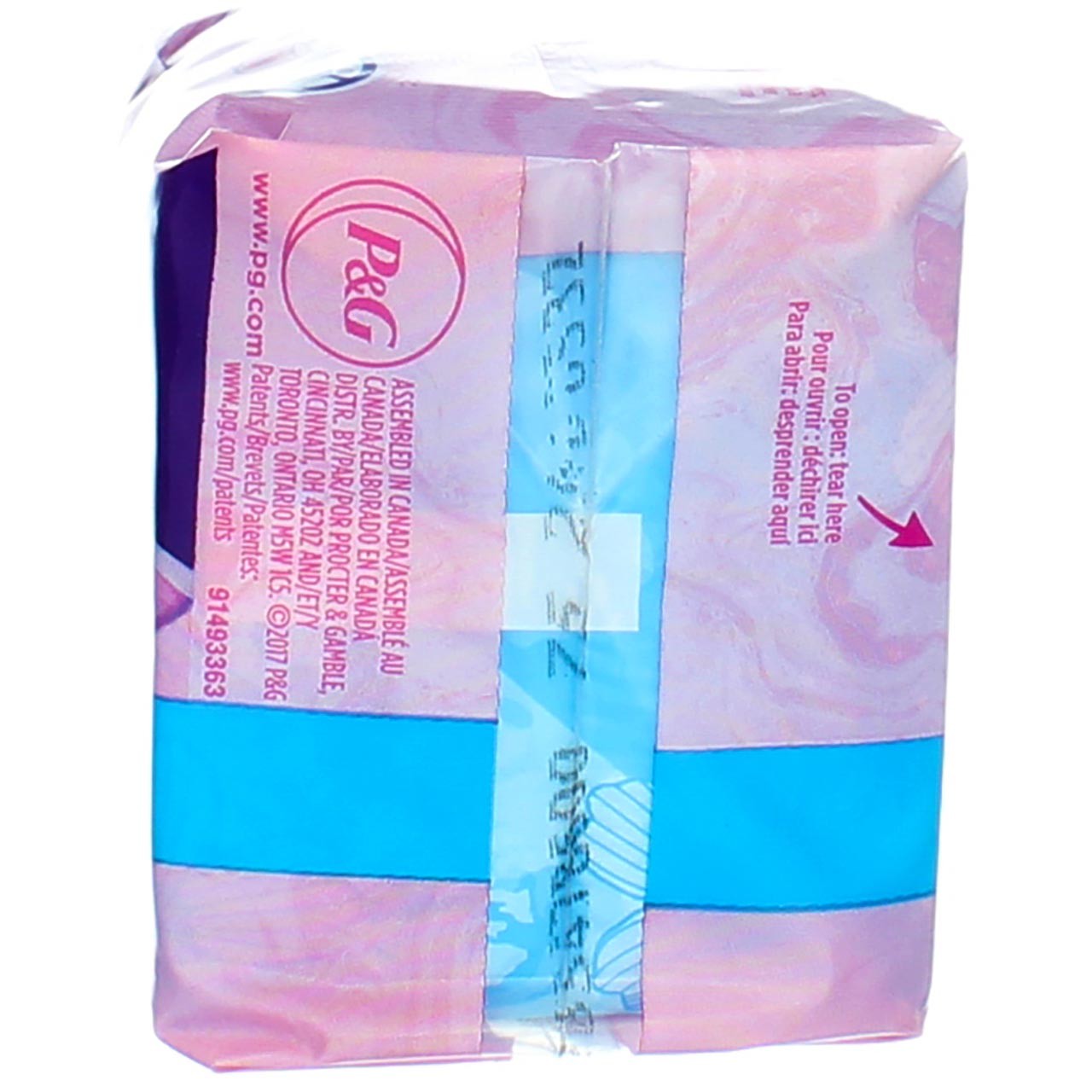 4 Pack Always Thin Daily Liners, Regular, Wrapped, Unscented, 20 Ct