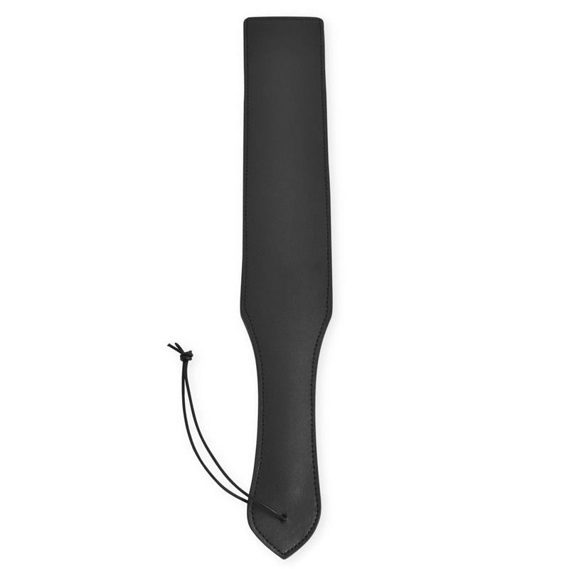 Real Leather Bdsm Paddle Black Spanking Slapper Wide Flexible