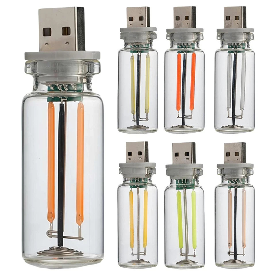 NEW USB Car LED Lighting Retro Auto Mood Lamps Night Lamps USB Touch Night Light