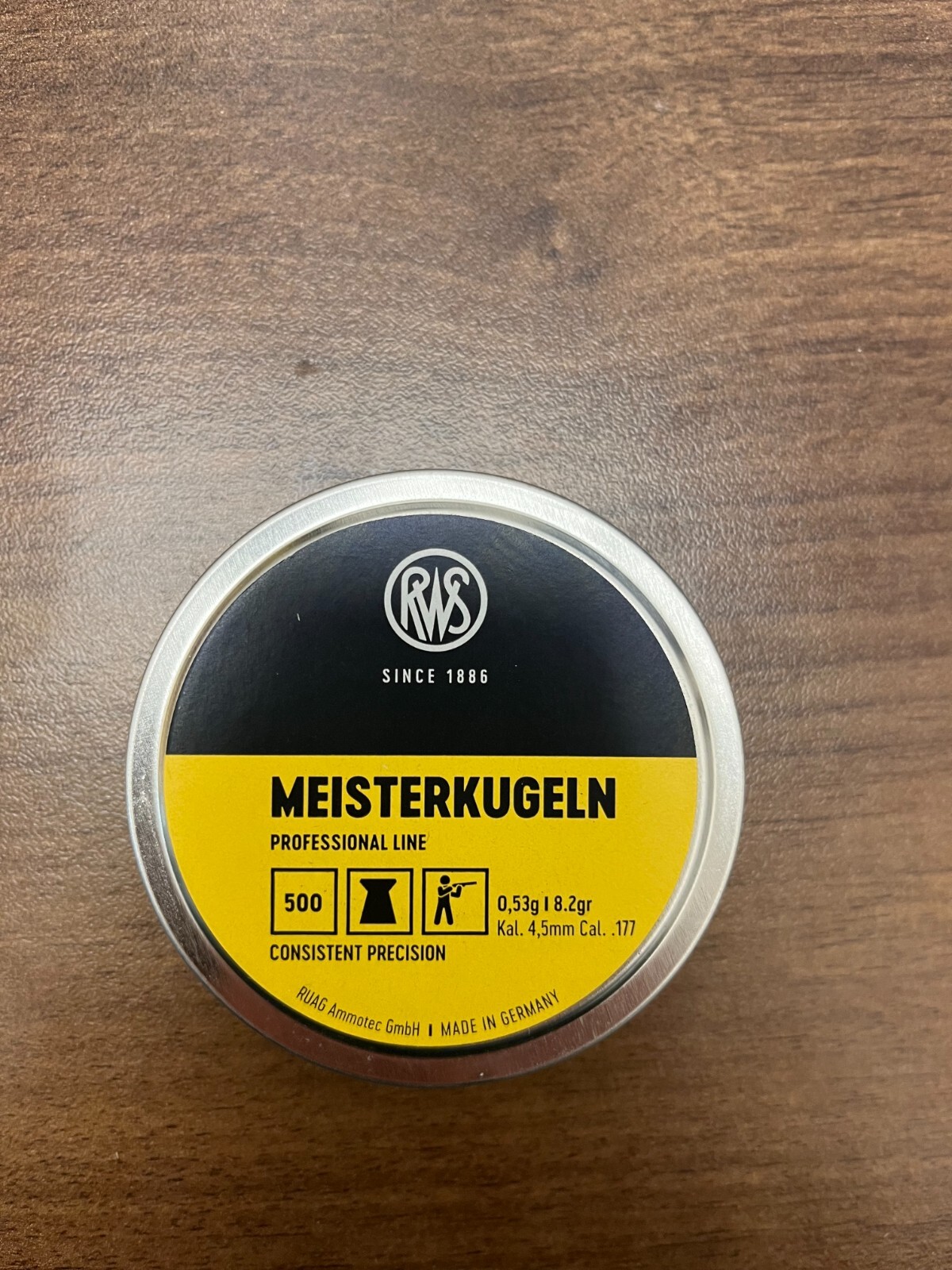 Meisterkugeln Professional Line Calibre 4.5mm .177 500 CT New Free Shipping
