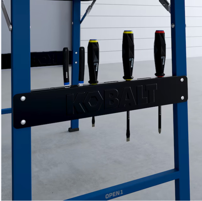 Kobalt 32-in H Black/Blue Plastic Portable Work Bench