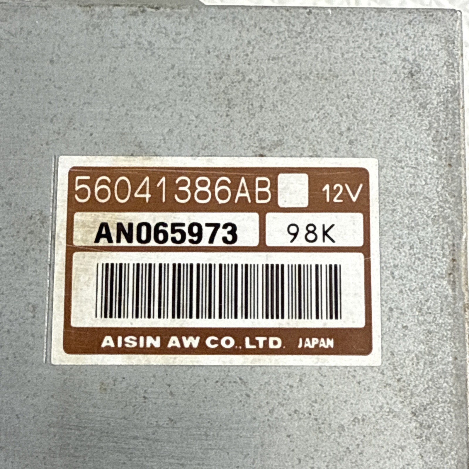 1999-2001 Jeep Cherokee XJ 4.0 Auto Transmission Control Module TCM 56041386AB