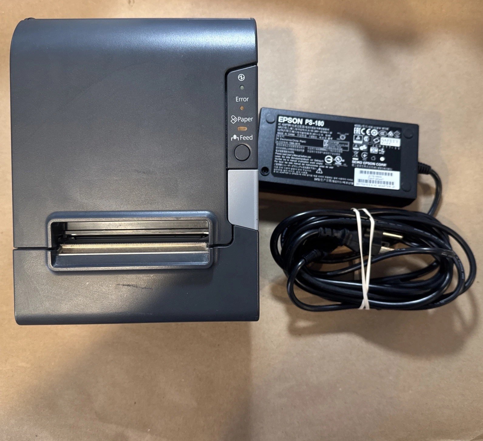 EPSON TM-T88V M244A Thermal POS Label Receipt Printer w/ Adapter
