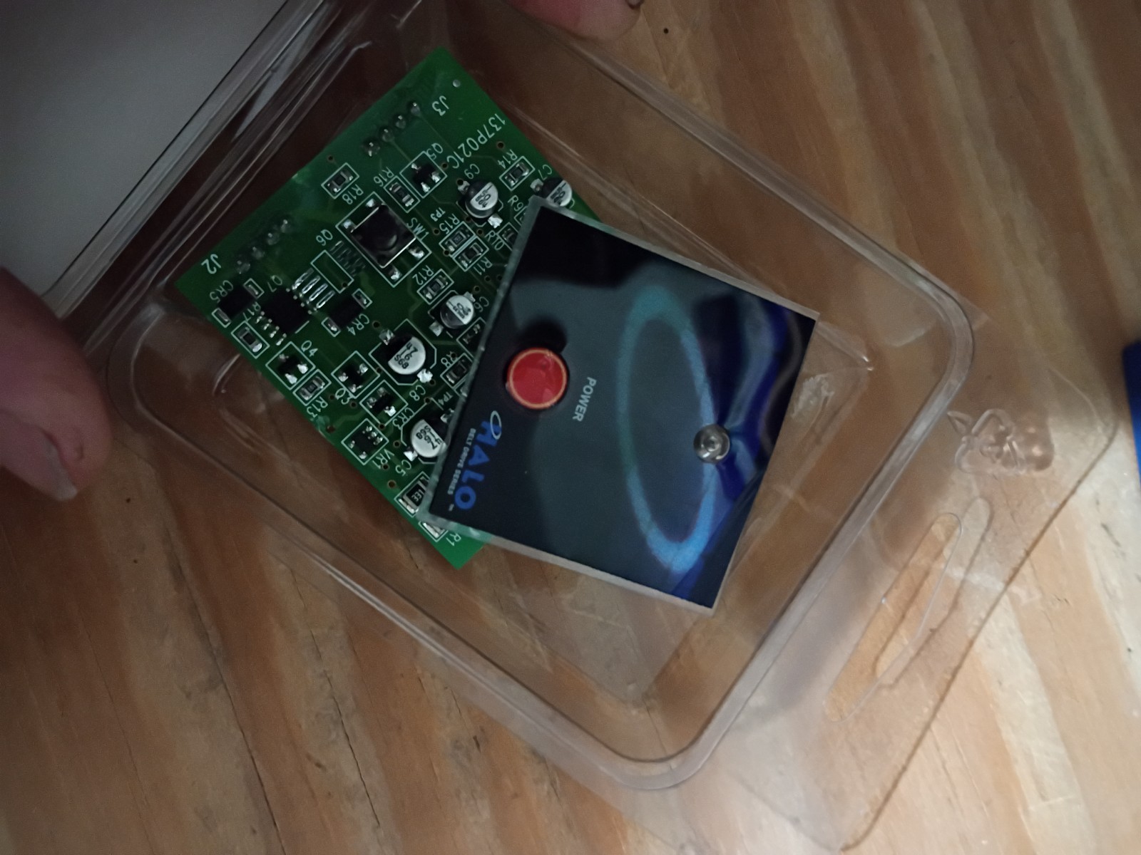 halo hopper circuit board with z code