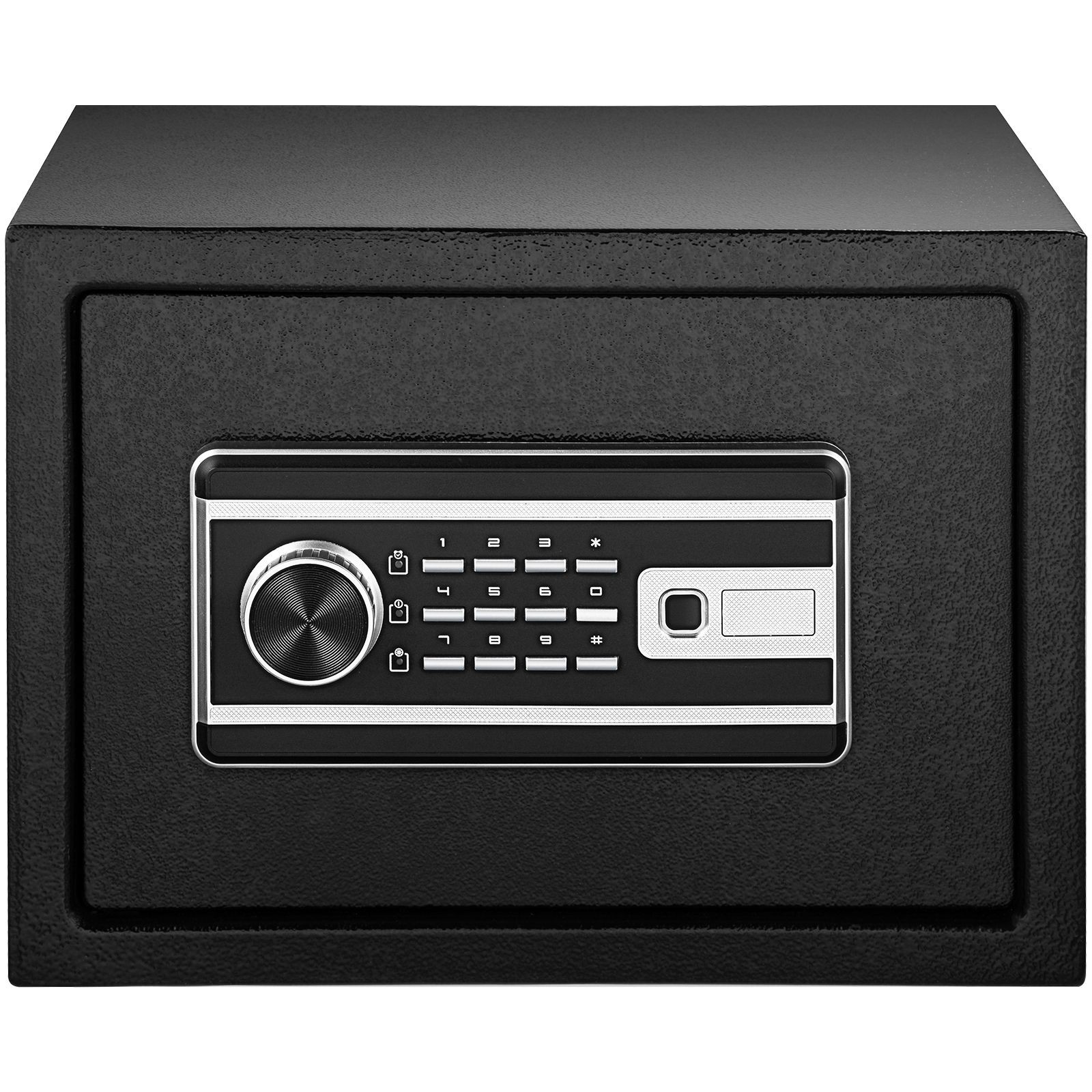 Safe Box, 0.8 CU.FT Fingerprint Safe Box for Money with 2 Keys & Digital Keypad