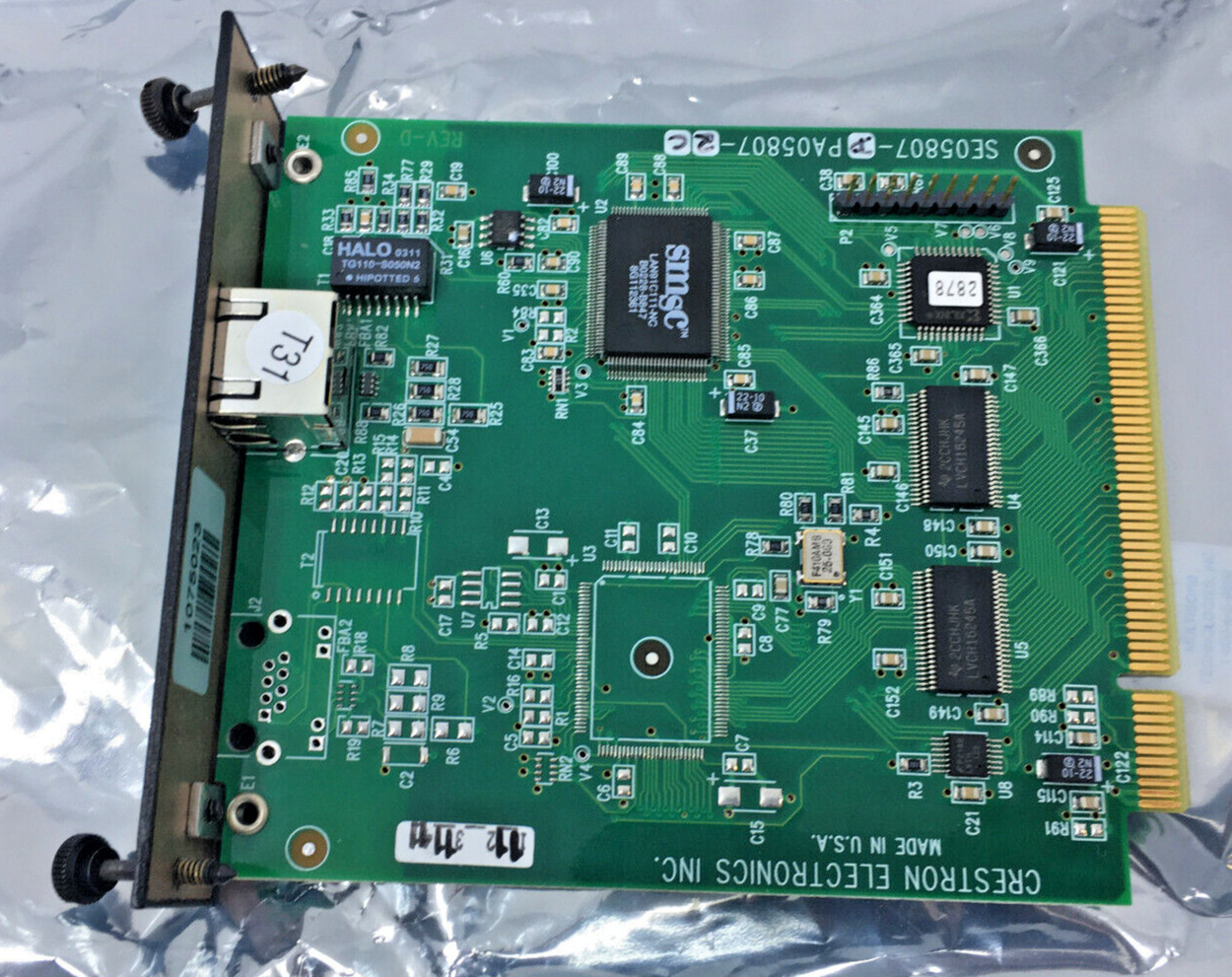 Crestron C2ENET-1 Ethernet Interface Single Port Ethernet Card for Z-Bus