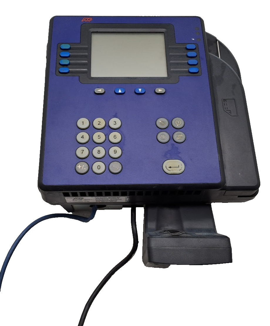 ADP 4500 Employee Time Clock Quick Punch Touch ID by Kronos