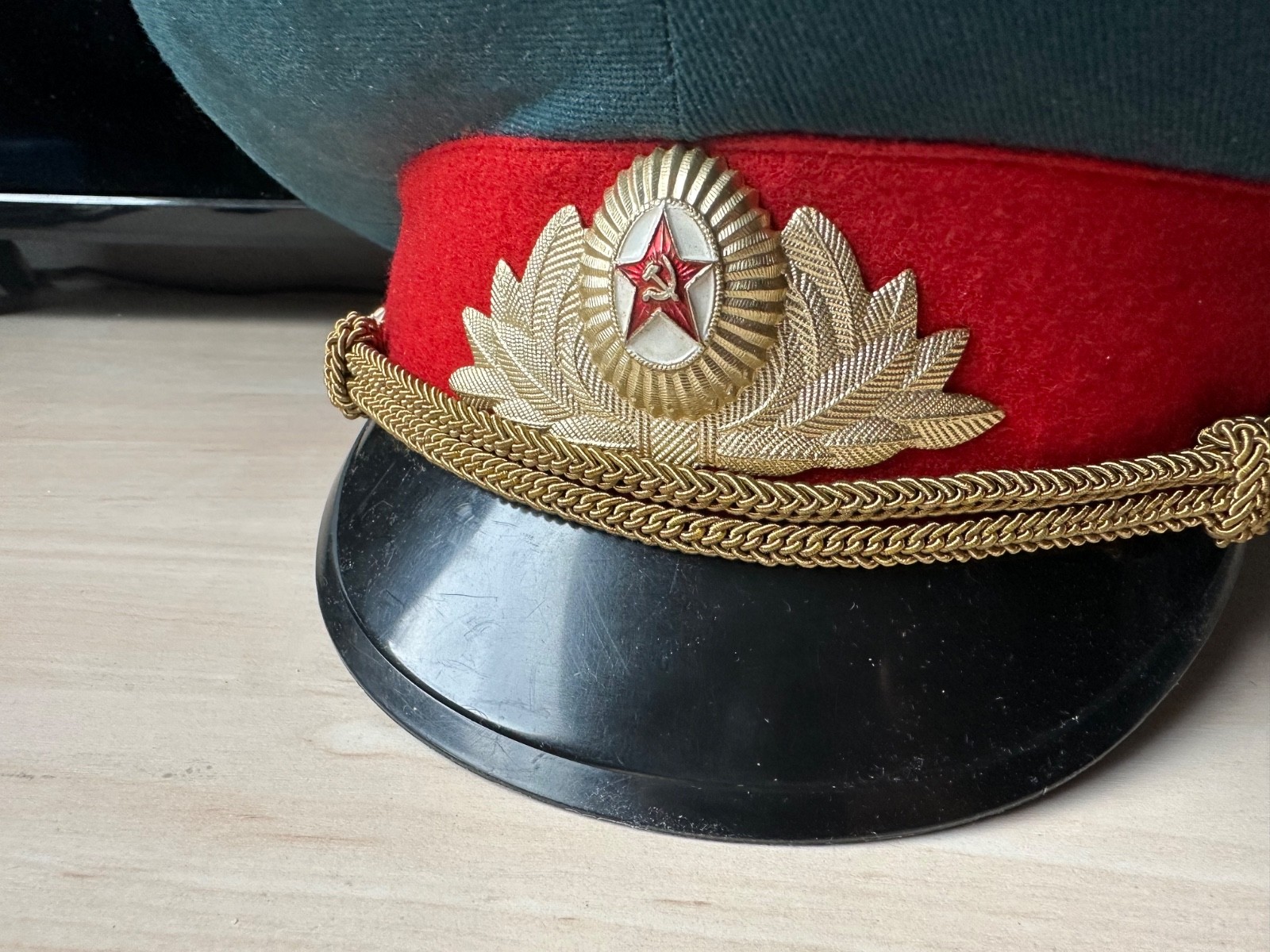 Three Soviet Visor Hats
