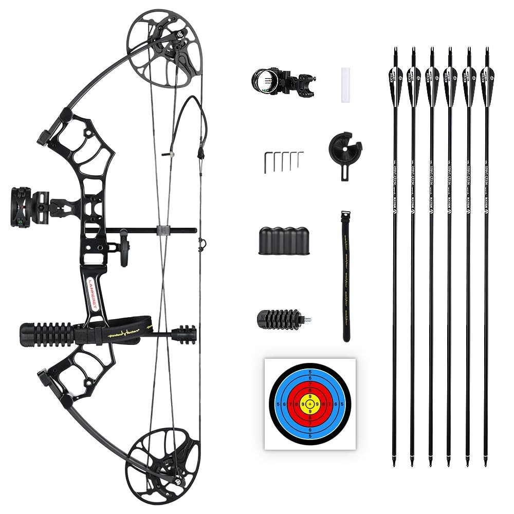 Motion Zeus Compound Bow Package Youth Adultsbeginners And Women22.5-30 Draw