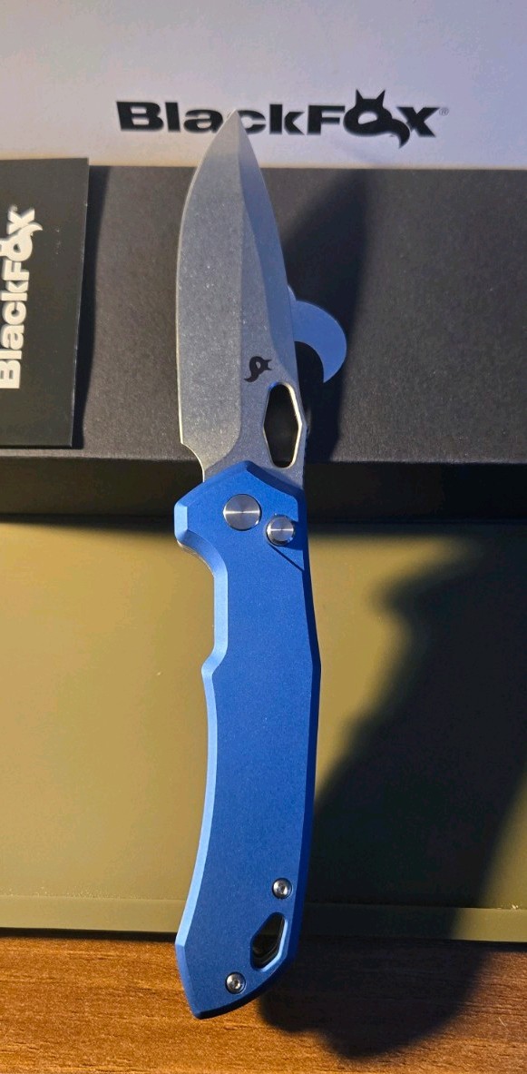 Fox Knives BlackFox Atros 3.35" VG10 Stainless Steel Folding Knife w/ G10 Handle