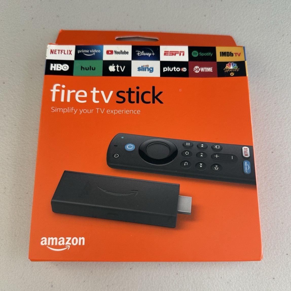 Amazon Fire TV Stick 1080p HDMI Dongle w/ Alexa Voice Remote, Dolby Atmos Black