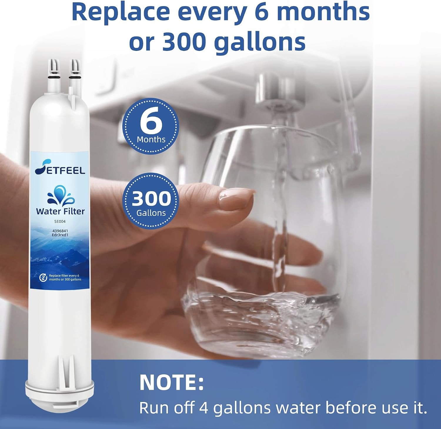9083 Water Filter Replacement for Kenmore Refrigerator, Compatible with Kenmore