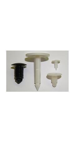 1/4" x 25/64" X-mas Tree Clip Nylon Hole Plug Fastener B15012
