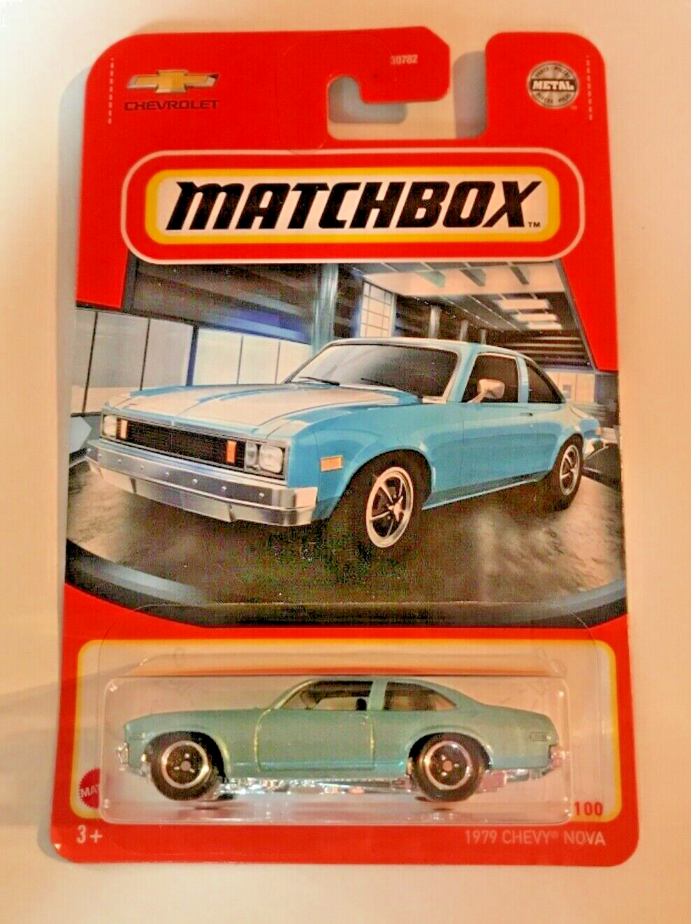 Matchbox ‘79 Chevy Nova #022 MBX 2021 Series Light Blue VHTF!!!