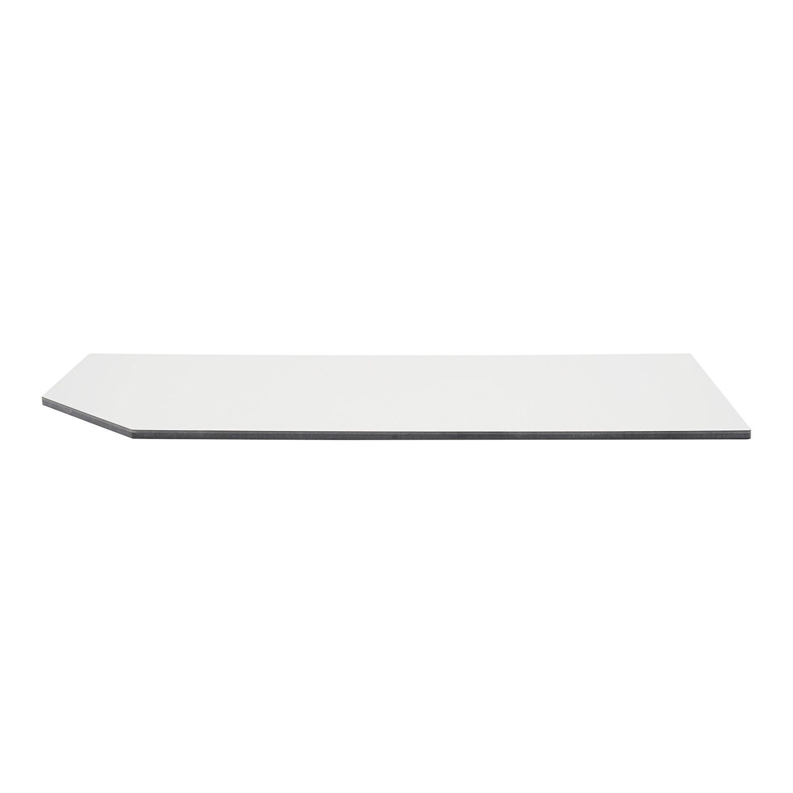 Wall-Mounted Urinal Partition Panel with Bevel Angle for Privacy