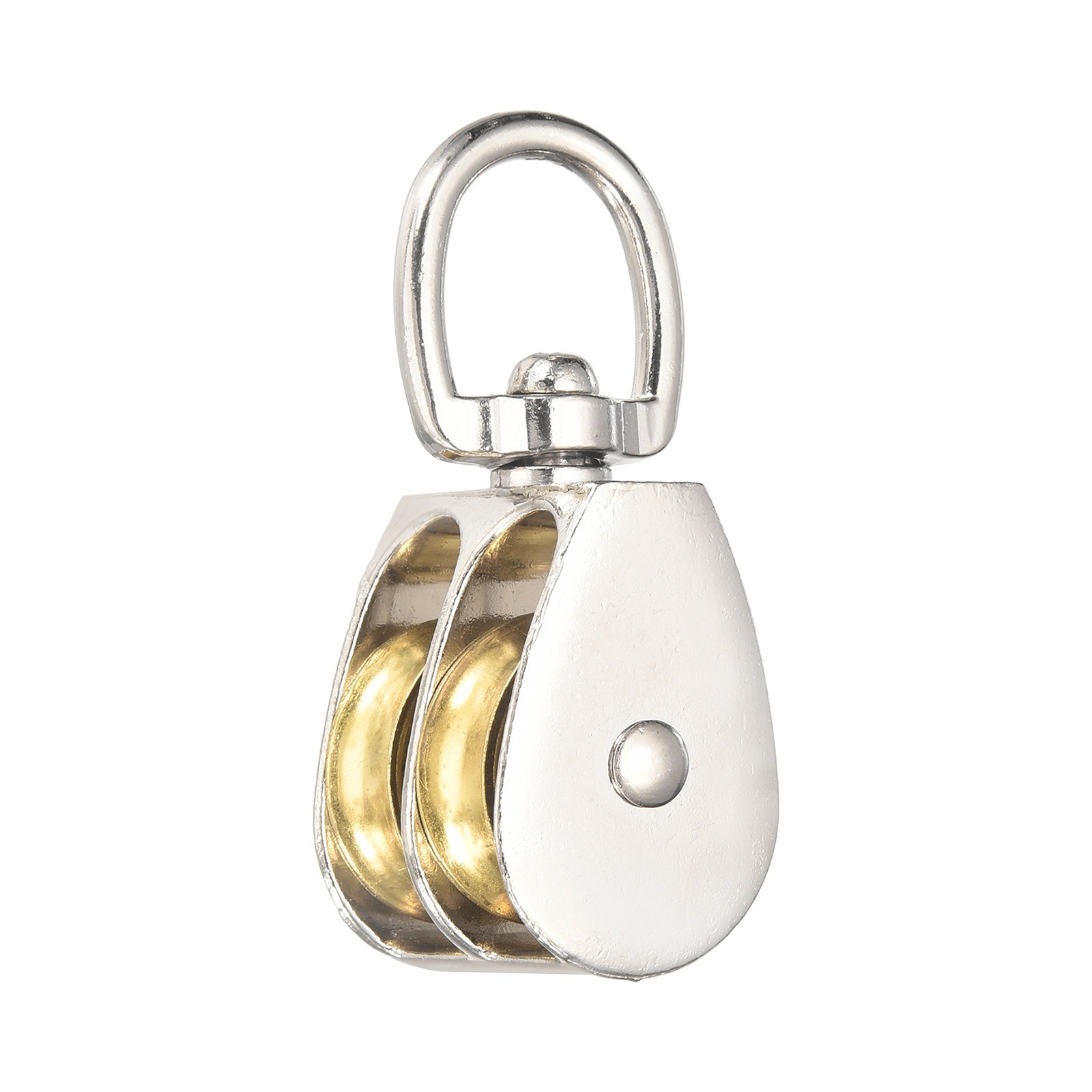 Double Pulley Block,(Loading 1000KG, M31) Zinc Alloy Swivel