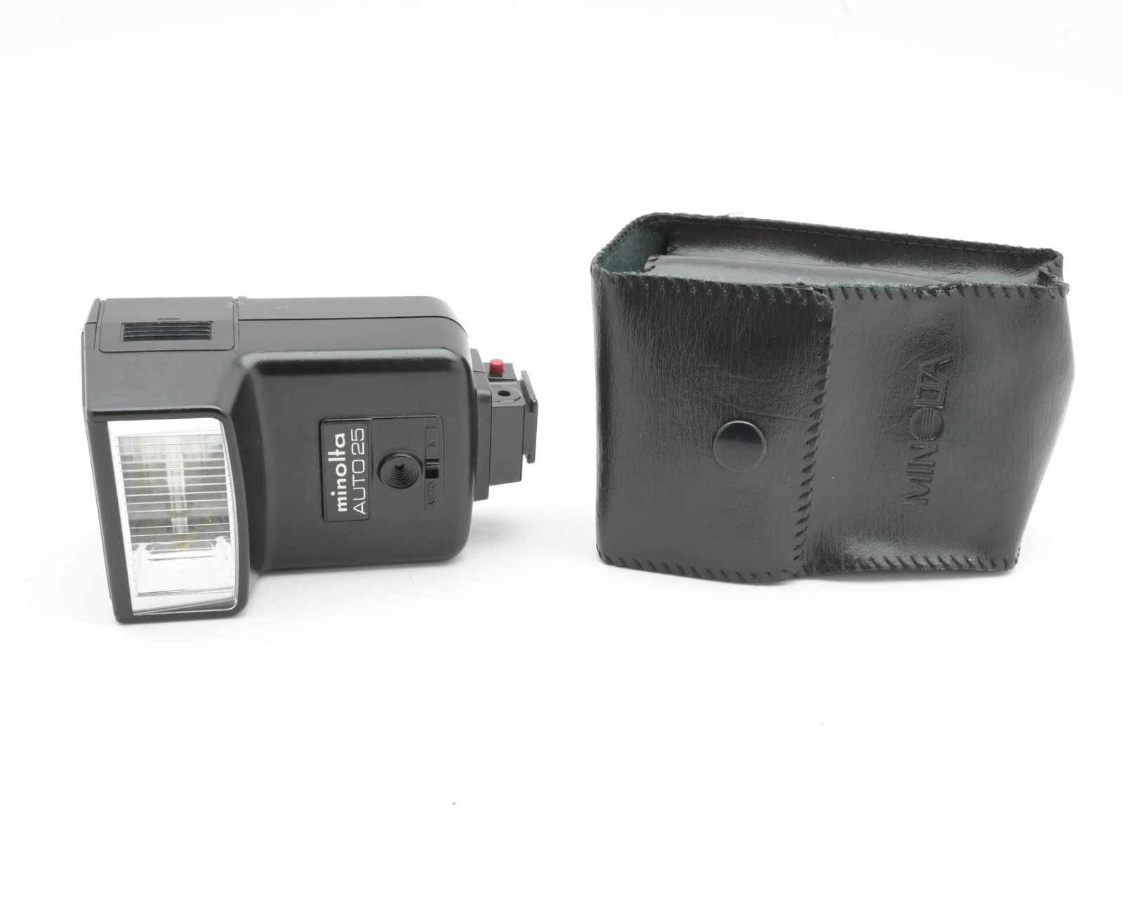 Minolta Auto 25 Flash with Case  (#20382)