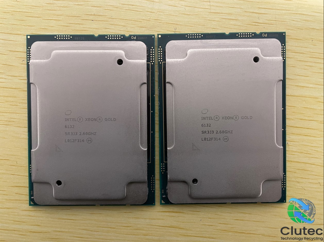 LOT OF 2 - Intel SR3J3 Xeon Gold 6132 2.60GHz 14-Core Socket 3647 CPU Processor