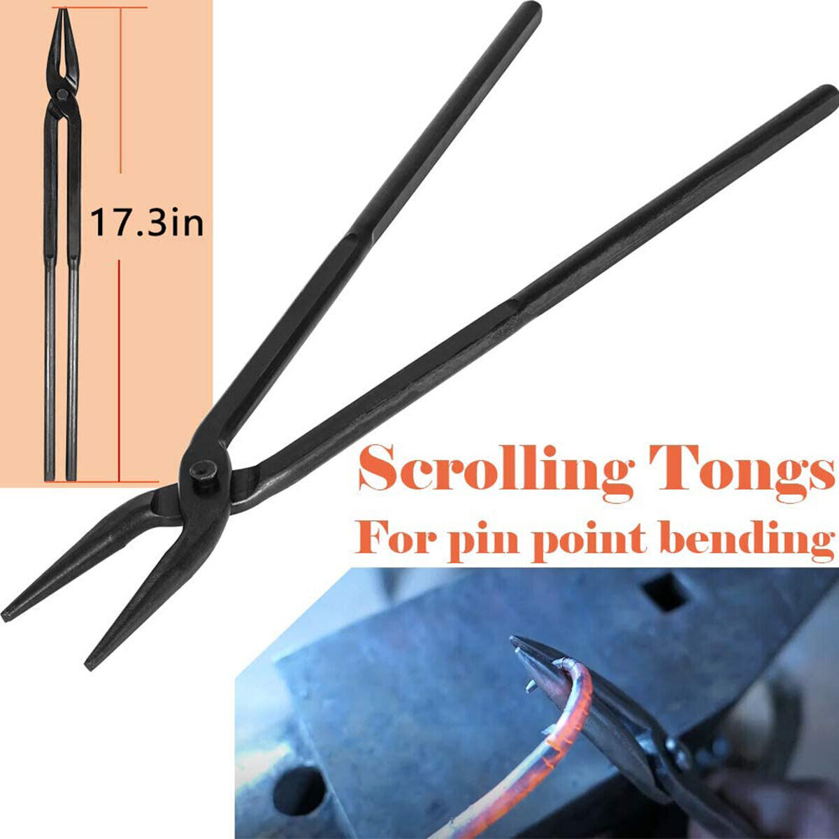 Knife Making Blacksmith Forge Tongs Lot Set Vintage Fire Work Knifemaking Tools