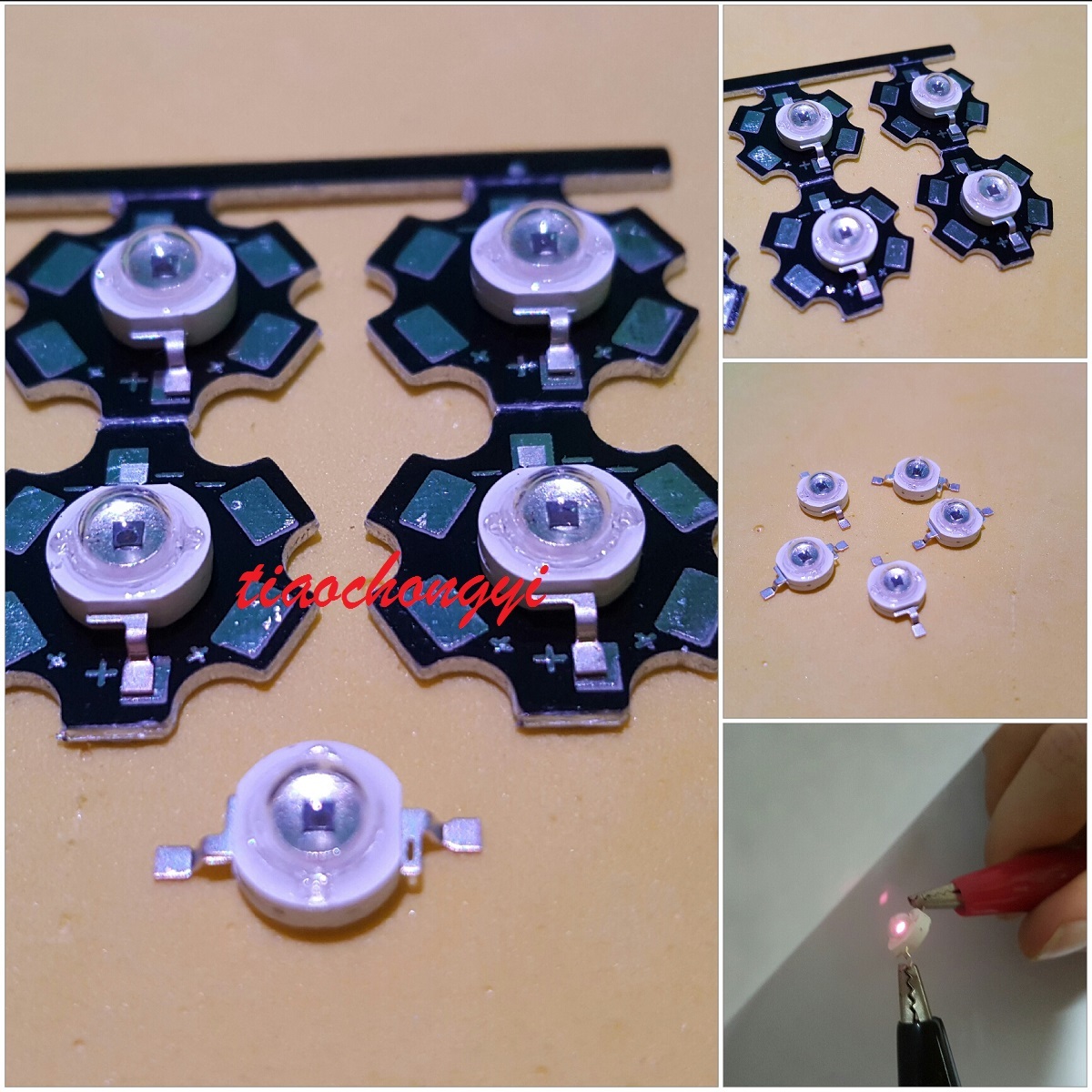 3W Infrared IR High Power Led Light 3 Watt 808nm 700MA 1.6-2.2V 1 5 10 50PCS