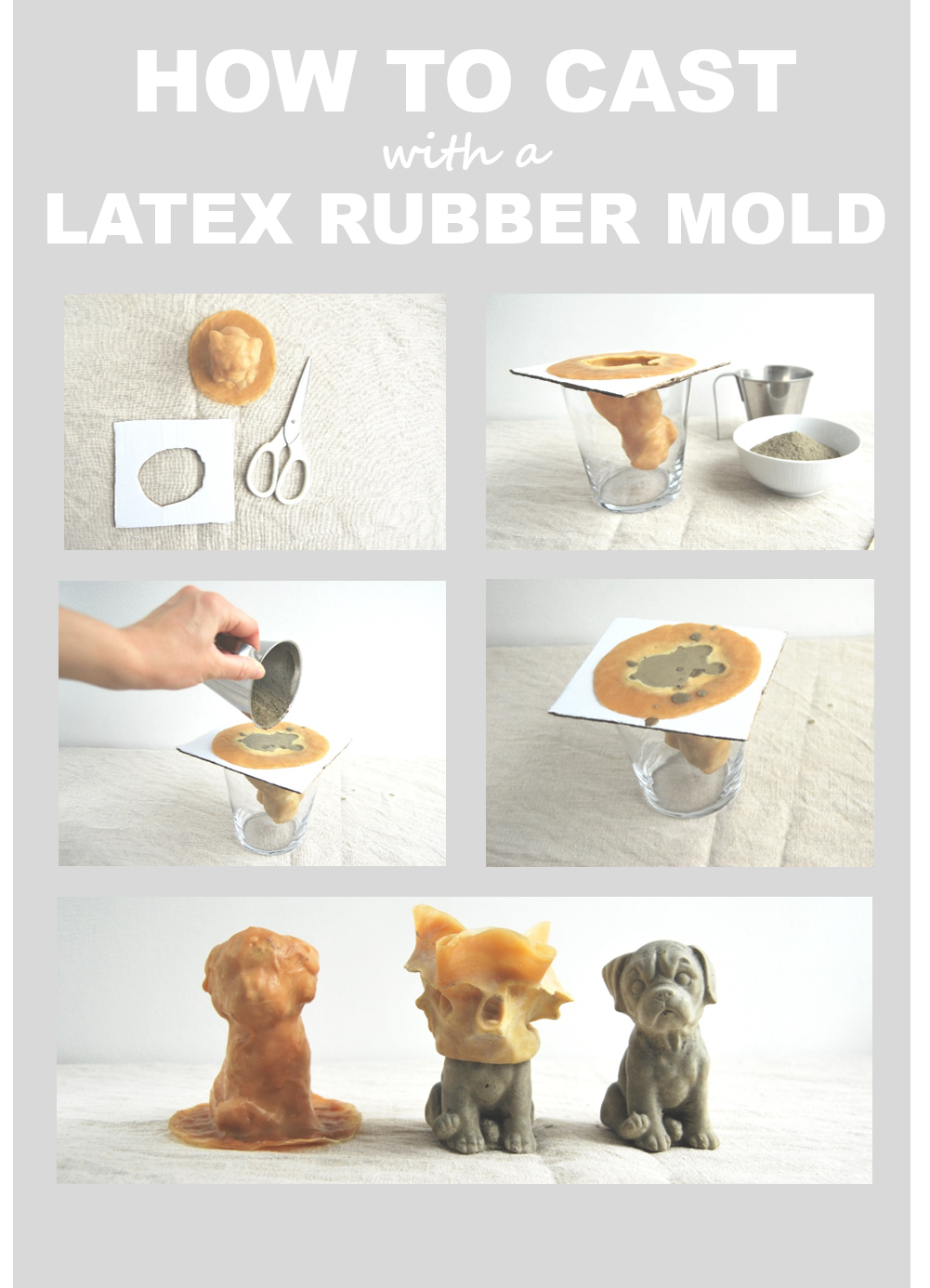 Concrete mold, plaster, resin and more 3D Cherub