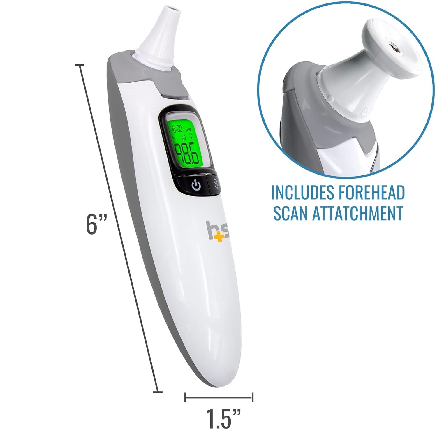 HealthSmart Talking Infrared Ear & Forehead Thermometer BRAND NEW IN BOX