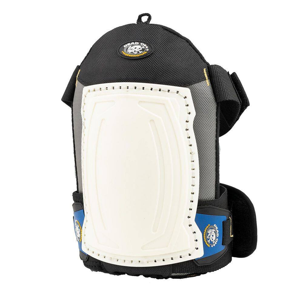 Geldome Swivel Slider Hard Cap Gel Padded Work Knee Pads with Mesh Lining and Ho