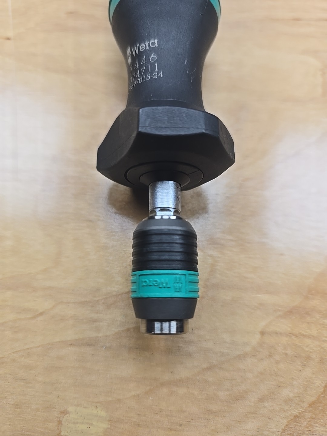 Wera 7446 Adjustable Torque Screwdriver 1/4" Hex Quick-Release